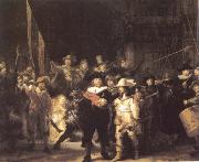 The Company of Frans Banning Cocq and Willem van Ruytenburch also Known as the Night Watch REMBRANDT Harmenszoon van Rijn